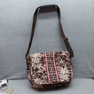Retired Retro VERA BRADLEY Imperial Toil messenger bag 2009